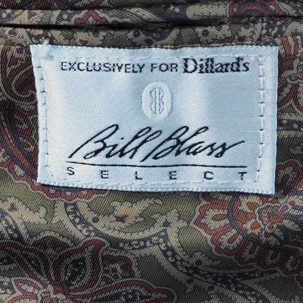 Vintage Bill Blass Blazer Mens 44 Camel Hair Two Button Sport Coat Single Vent - Picture 3 of 11